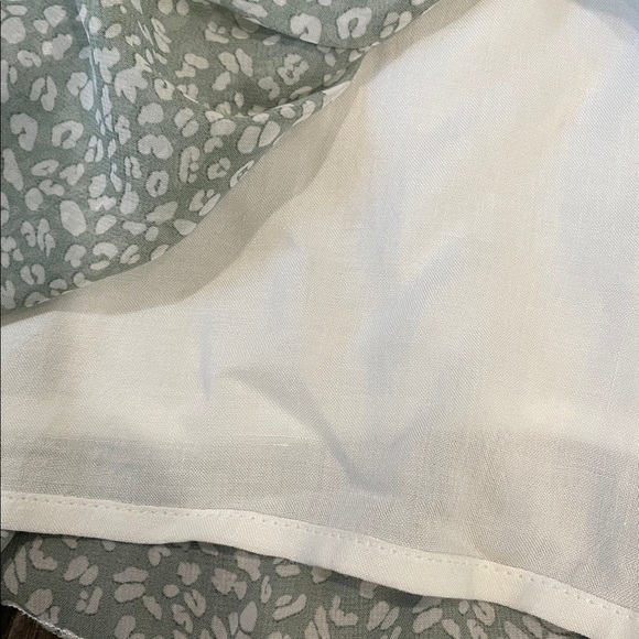 NWT Lucca Couture Sage Leopard Button-Down Dress - Picture 7 of 7